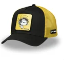gaston-lagaffe-hea-svart-och-gul-truckerkeps-fran-capslab