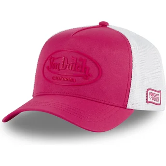 Rosa och vit truckerkeps FLUO01 från Von Dutch