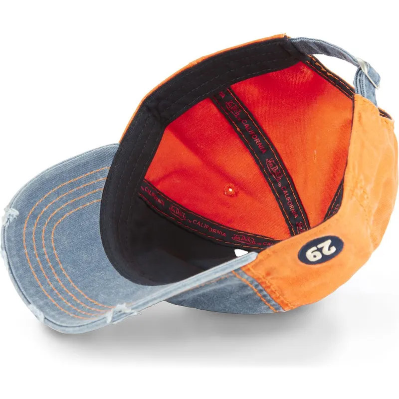 keps-med-bojd-skarm-bla-och-orange-justerbar-retro02-fran-von-dutch