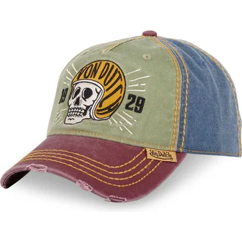 Kepsar böjd flerfärgad justerbart band RETRO03 av Von Dutch