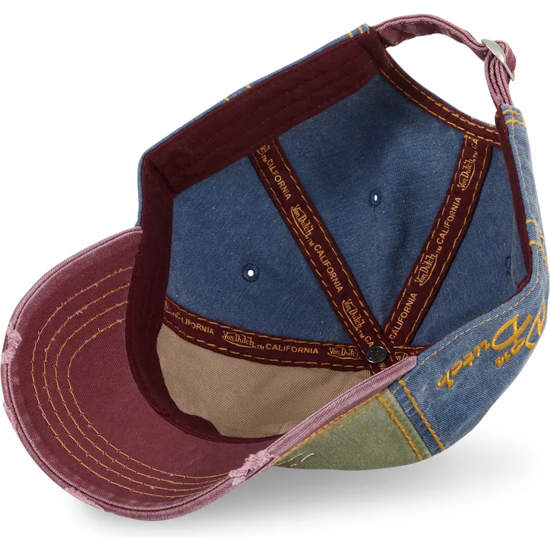 bojd-flerfargad-justerbar-keps-retro03-fran-von-dutch