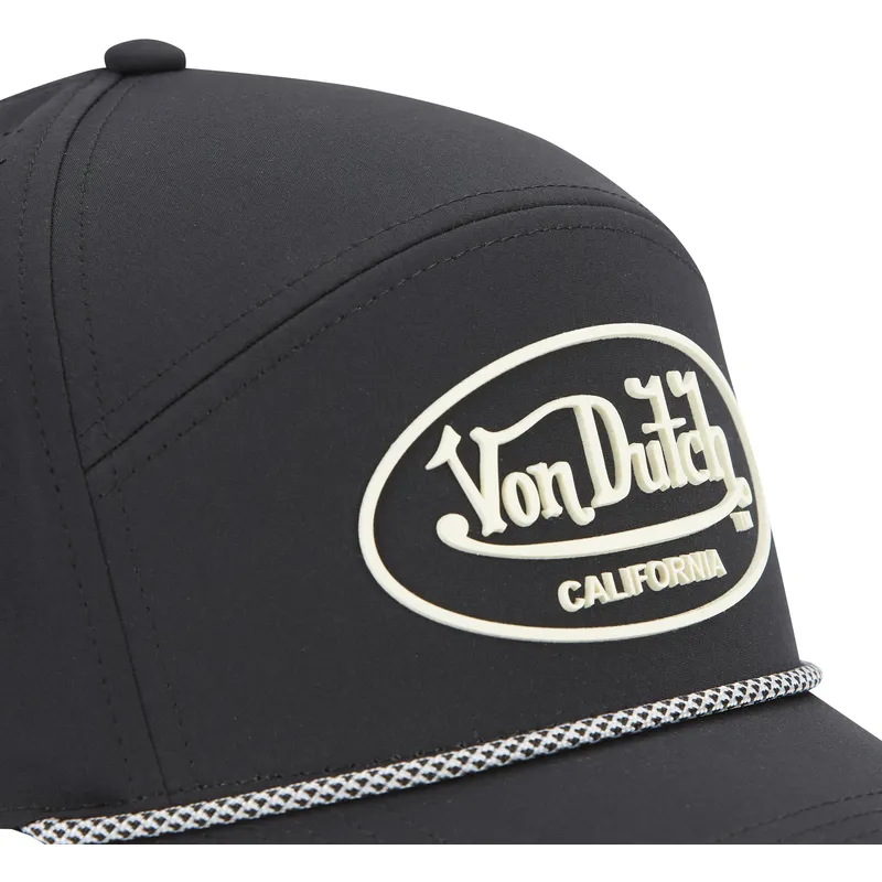 svart-justerbar-kurvad-keps-cord04-fran-von-dutch