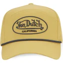 gul-justerbar-bojd-keps-cord05-fran-von-dutch