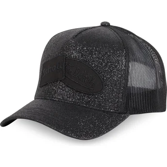 Svart truckerkeps GLITTER av Von Dutch x Schott NYC