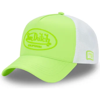 Grön och vit trucker-keps FLUO 03 från Von Dutch