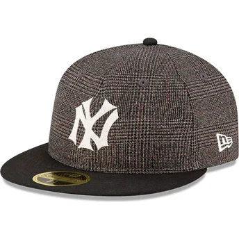 New Era New York Yankees MLB 59FIFTY Day Retro Crown svart justerbar platt keps