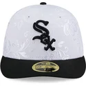 chicago-white-sox-mlb-new-era-59fifty-day-low-profile-vit-och-svart-justerbar-platt-keps