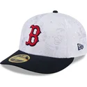 boston-red-sox-mlb-new-era-59fifty-day-low-profile-marinbla-och-vit-justerbar-flat-keps