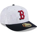 platt-keps-marinbla-och-vit-justerad-59fifty-day-low-profile-fran-boston-red-sox-mlb-av-new-era