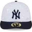new-era-new-york-yankees-mlb-59fifty-day-low-profile-marinbla-och-vit-justerbar-platt-keps