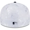 platt-keps-marinbla-och-vit-justerad-59fifty-day-low-profile-fran-new-york-yankees-mlb-av-new-era