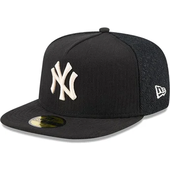 New Era New York Yankees MLB 59FIFTY Day A Frame Svart Justerbar Flatkeps