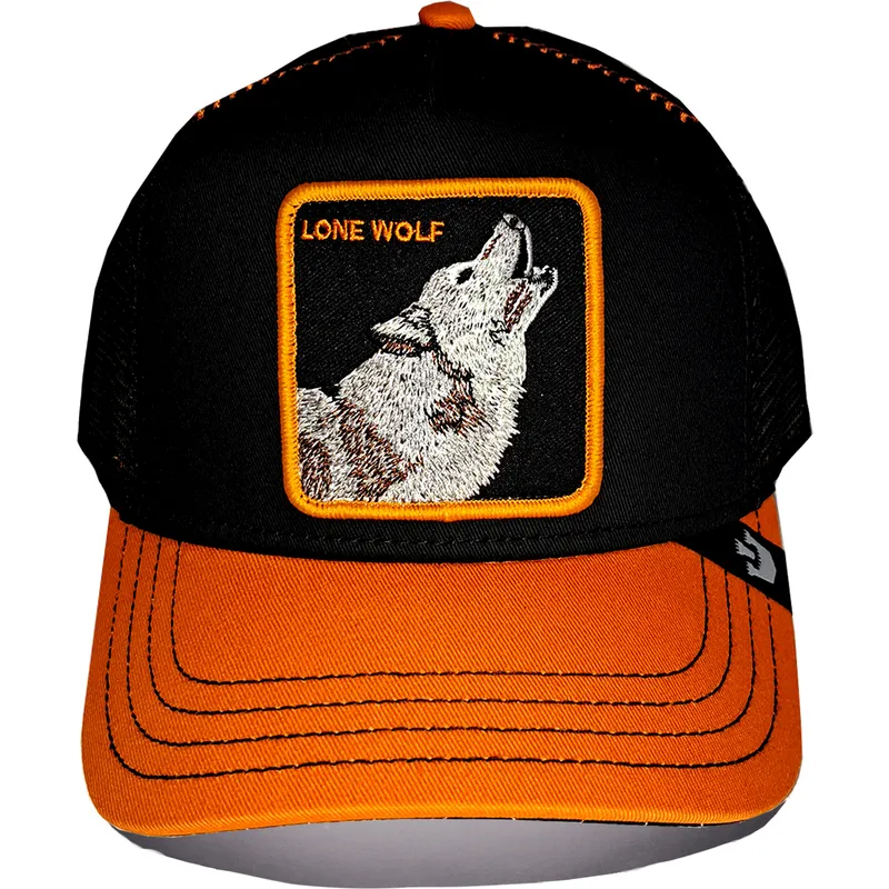 svart-och-orange-trucker-keps-varg-solo-wolf-fab-farm-fran-goorin-bros