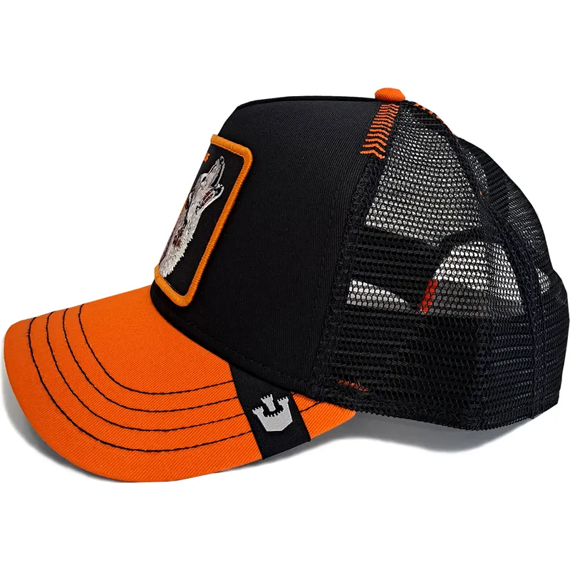 svart-och-orange-trucker-keps-varg-solo-wolf-fab-farm-fran-goorin-bros
