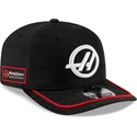 svart-bojd-snapback-keps-9seventy-stretch-snap-camo-fran-haas-f1-team-formula-1-av-new-era