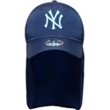 bla-kurvad-snapback-keps-for-barn-med-blatt-9forty-sun-shield-logotyp-fran-new-york-yankees-mlb-av-new-era
