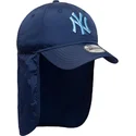 bla-kurvad-snapback-keps-for-barn-med-blatt-9forty-sun-shield-logotyp-fran-new-york-yankees-mlb-av-new-era