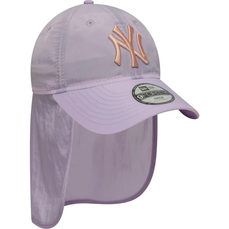 bojd-violett-snapback-keps-for-barn-9forty-sun-shield-new-york-yankees-mlb-fran-new-era