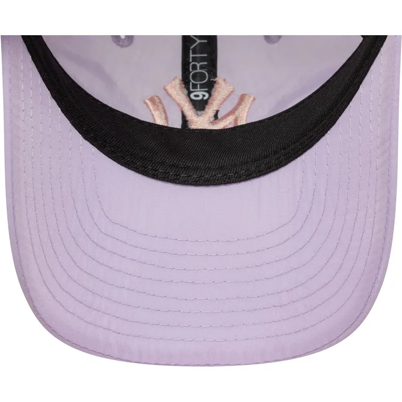 bojd-violett-snapback-keps-for-barn-9forty-sun-shield-new-york-yankees-mlb-fran-new-era