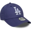justerbar-lila-bojd-keps-for-barn-9forty-league-essential-los-angeles-dodgers-mlb-fran-new-era