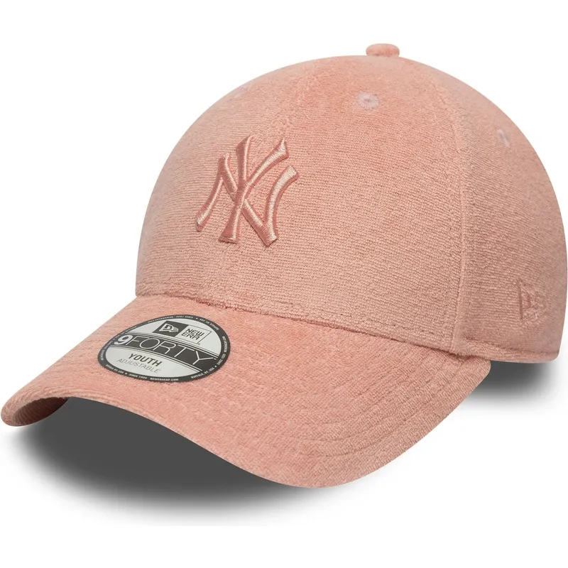 justerbar-rosa-bojd-keps-for-barn-9forty-towelling-fran-new-york-yankees-mlb-av-new-era