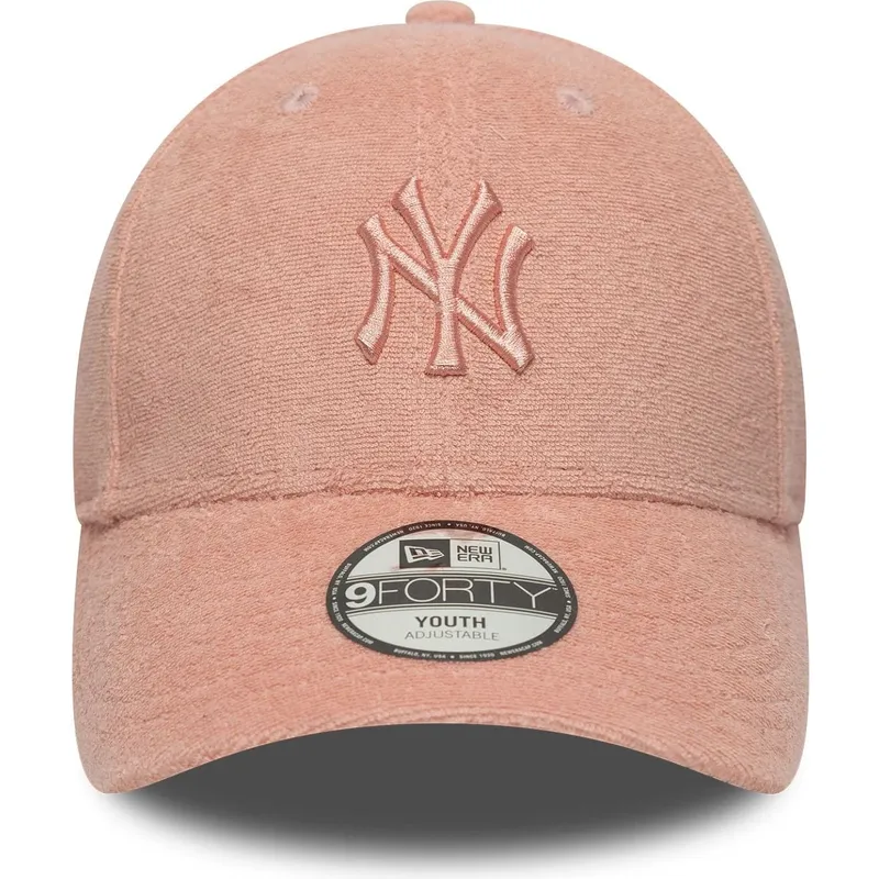 justerbar-rosa-bojd-keps-for-barn-9forty-towelling-fran-new-york-yankees-mlb-av-new-era