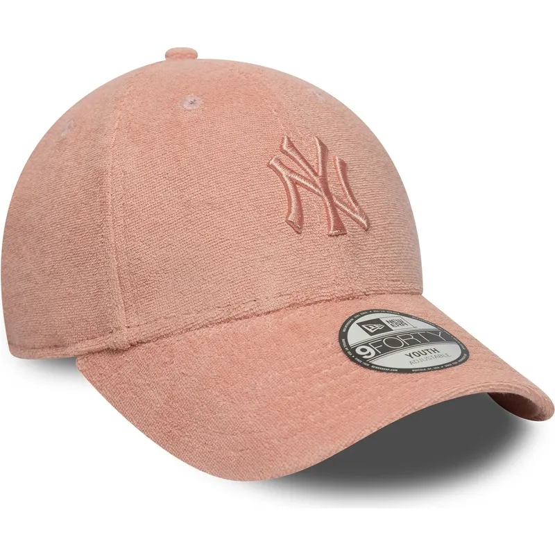 justerbar-rosa-bojd-keps-for-barn-9forty-towelling-fran-new-york-yankees-mlb-av-new-era