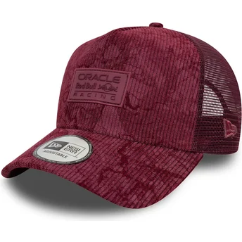 Gorra trucker granate A Frame Cord de Red Bull Racing Formula 1 de New Era