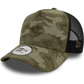 McLaren Racing Formula 1 New Era A Frame Cord Camo Truckerkeps