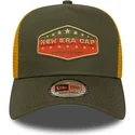 new-era-a-frame-cotton-patch-gron-och-gul-truckerkeps