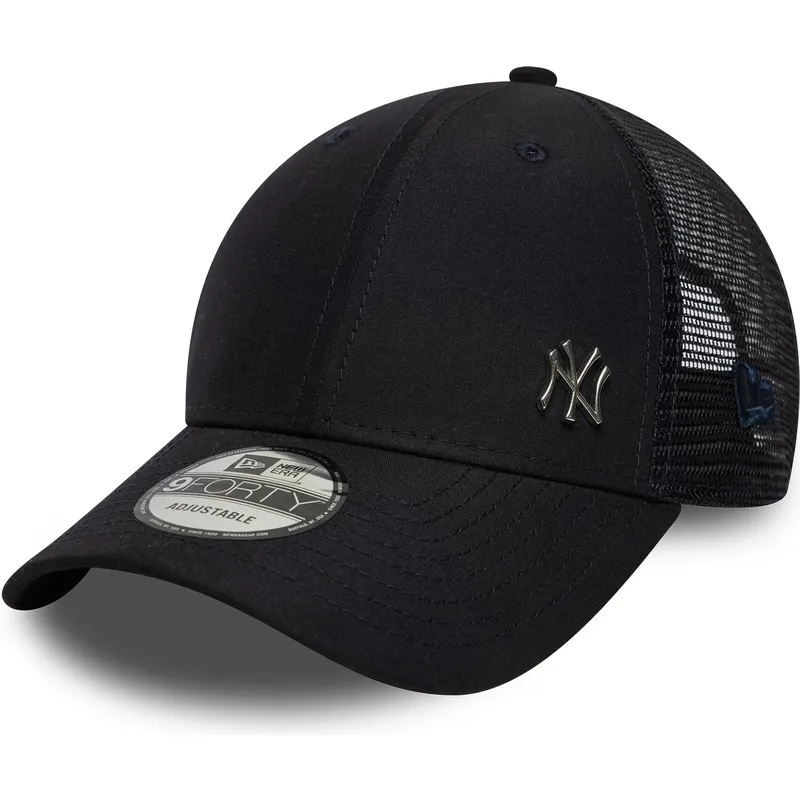 marinbla-justerbar-trucker-keps-9forty-flawless-fran-new-york-yankees-mlb-av-new-era