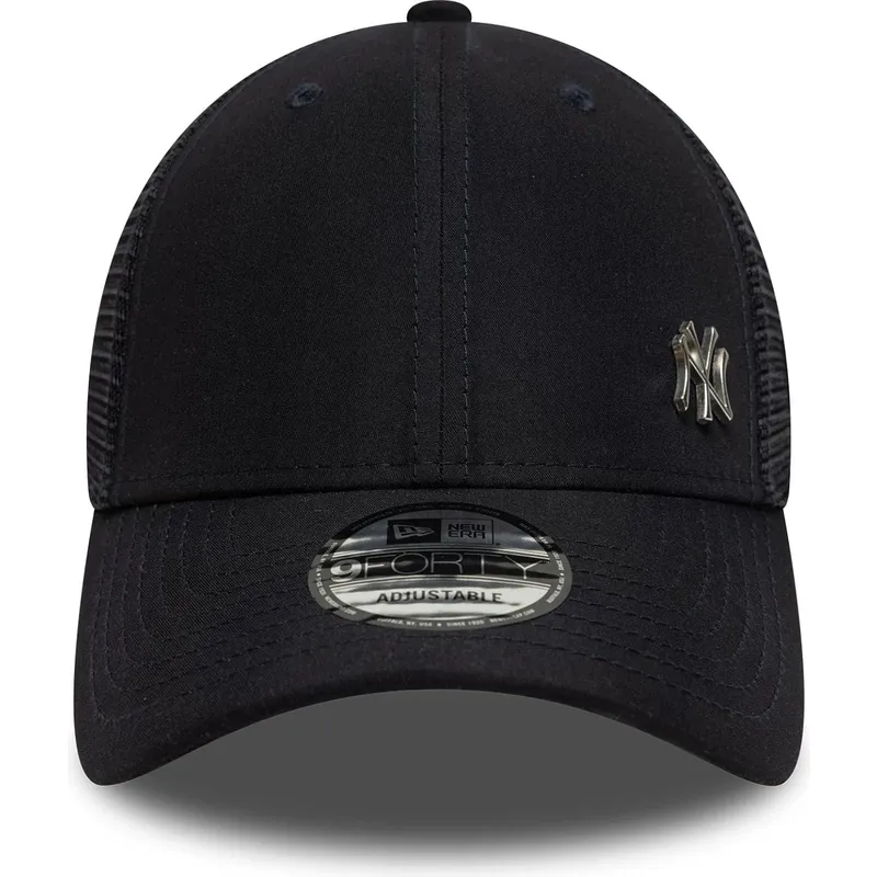 marinbla-justerbar-trucker-keps-9forty-flawless-fran-new-york-yankees-mlb-av-new-era