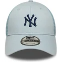 new-era-new-york-yankees-mlb-9forty-homefield-justerbar-bla-truckerkeps-med-marinbla-logotyp