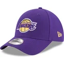 justerbar-violett-bojd-keps-for-barn-9forty-the-league-los-angeles-lakers-nba-fran-new-era