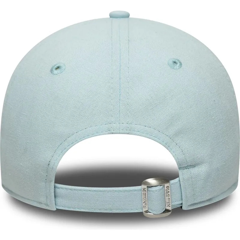 bojd-bla-justerbar-keps-med-marinbla-logotyp-9twenty-linen-fran-los-angeles-dodgers-mlb-av-new-era