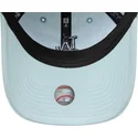 bla-justerbar-bojd-keps-med-marinbla-logotyp-9twenty-linen-los-angeles-dodgers-mlb-fran-new-era
