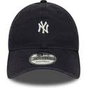 new-era-new-york-yankees-mlb-9twenty-mini-logo-washed-justerbar-marinbla-bojd-keps