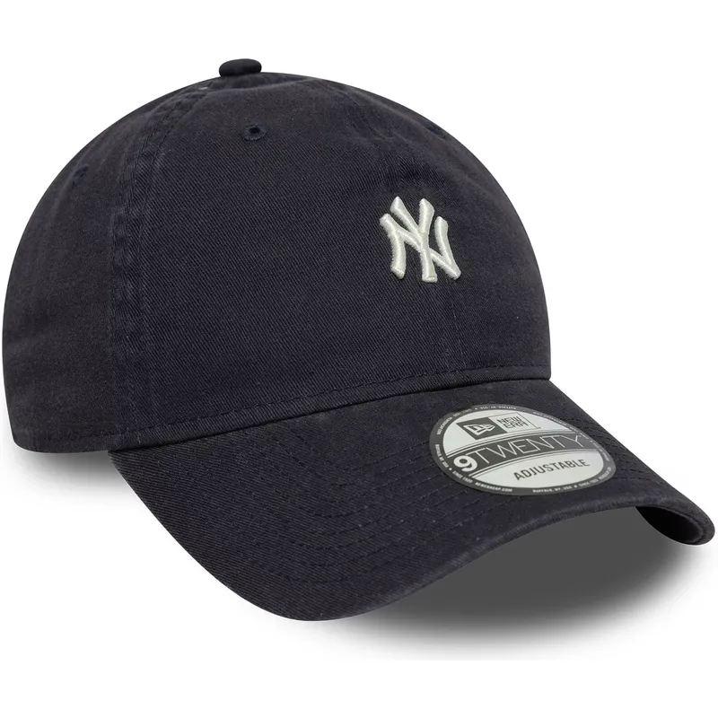 marinbla-bojd-keps-justerbar-9twenty-mini-logo-washed-fran-new-york-yankees-mlb-av-new-era
