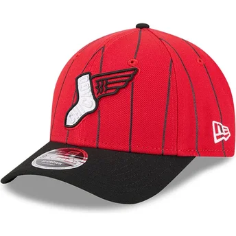 Chicago White Sox MLB New Era 9FORTY M-Crown City Connect röd och svart böjd snapbackkeps
