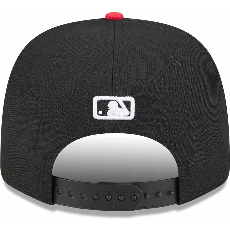 rod-och-svart-bojd-keps-snapback-9seventy-stretch-snap-city-connect-fran-chicago-white-sox-mlb-av-new-era
