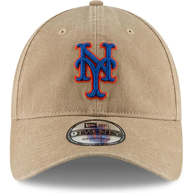 bojd-beige-justerbar-keps-9twenty-core-classic-new-york-mets-mlb-fran-new-era
