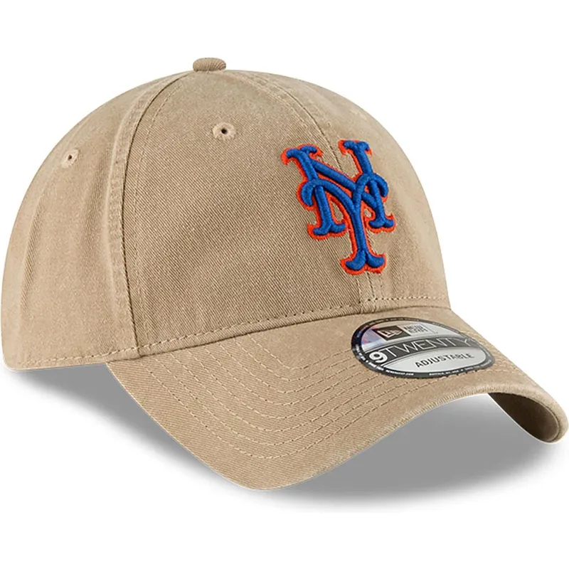 bojd-beige-justerbar-keps-9twenty-core-classic-new-york-mets-mlb-fran-new-era