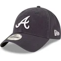 atlanta-braves-mlb-new-era-9twenty-core-classic-justerbar-marinbla-bojd-keps