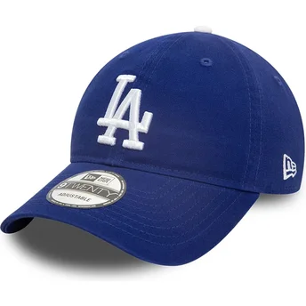 Los Angeles Dodgers MLB New Era 9TWENTY Core Classic justerbar blå böjd keps