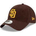 brun-justerbar-bojd-keps-9twenty-core-classic-san-diego-padres-mlb-fran-new-era