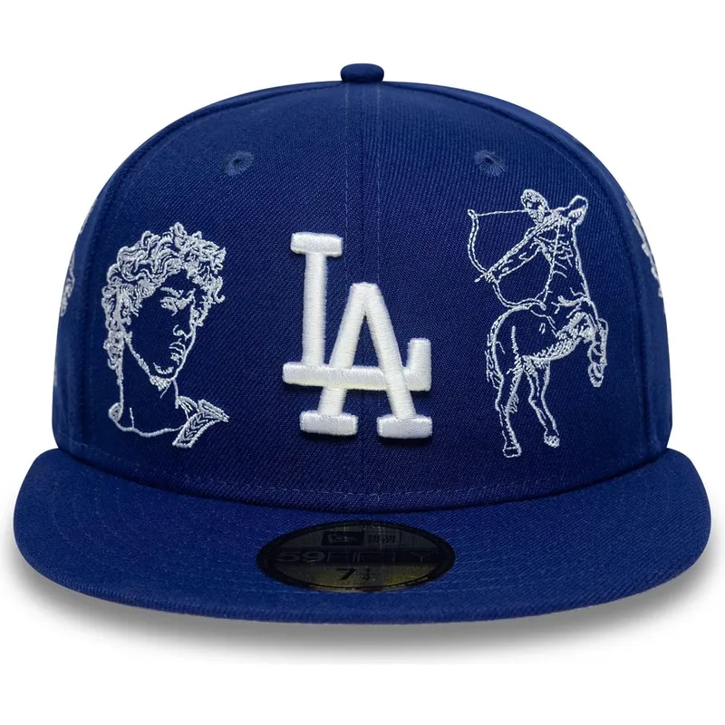 bla-platt-keps-justerad-59fifty-mythical-los-angeles-dodgers-mlb-fran-new-era