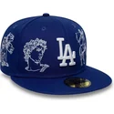 los-angeles-dodgers-mlb-new-era-59fifty-mytisk-bla-justerbar-flat-keps