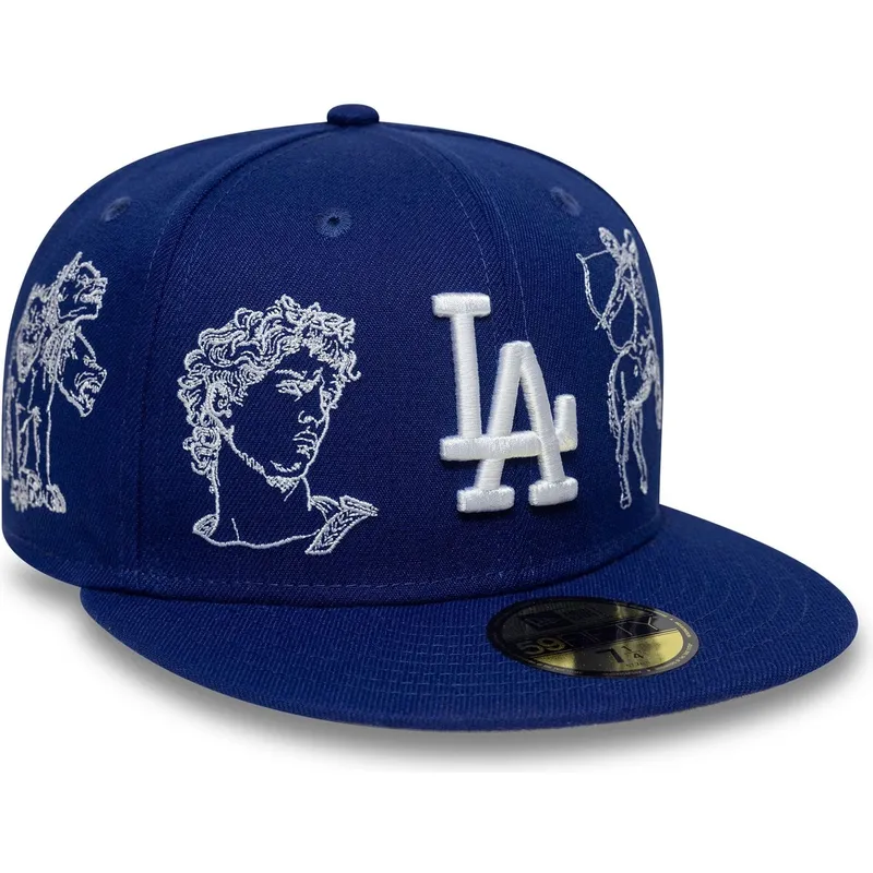bla-platt-keps-justerad-59fifty-mythical-los-angeles-dodgers-mlb-fran-new-era