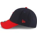 justerbar-9forty-the-league-cleveland-guardians-mlb-marinbla-och-rod-bojd-keps-fran-new-era