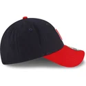 justerbar-9forty-the-league-cleveland-guardians-mlb-marinbla-och-rod-bojd-keps-fran-new-era